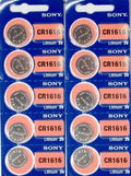CR 1616 MURATA / SONY LITHIUM BATTERIES (10 piece) 3V watch Authorized US seller