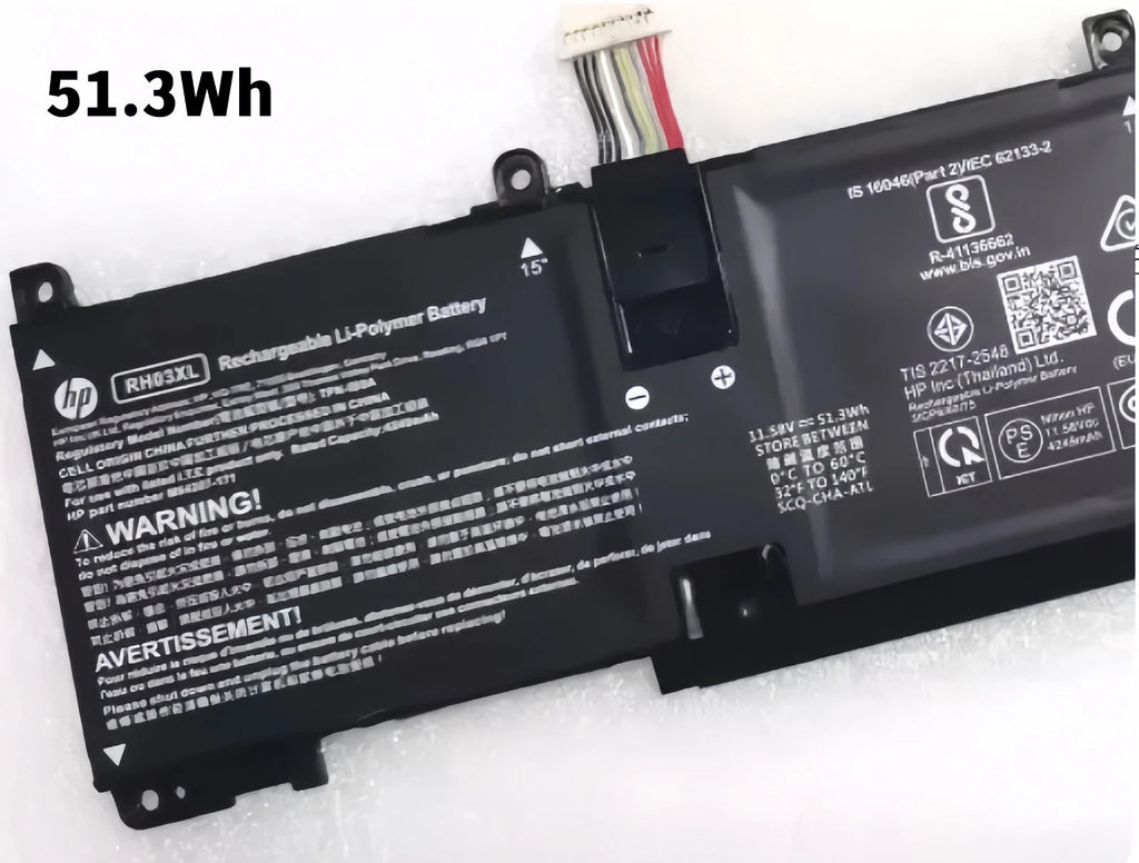 Genuine 51.3Wh RH03XL battery for HP EliteBook 640 G9 G10/650 G10/655 G10 Series
