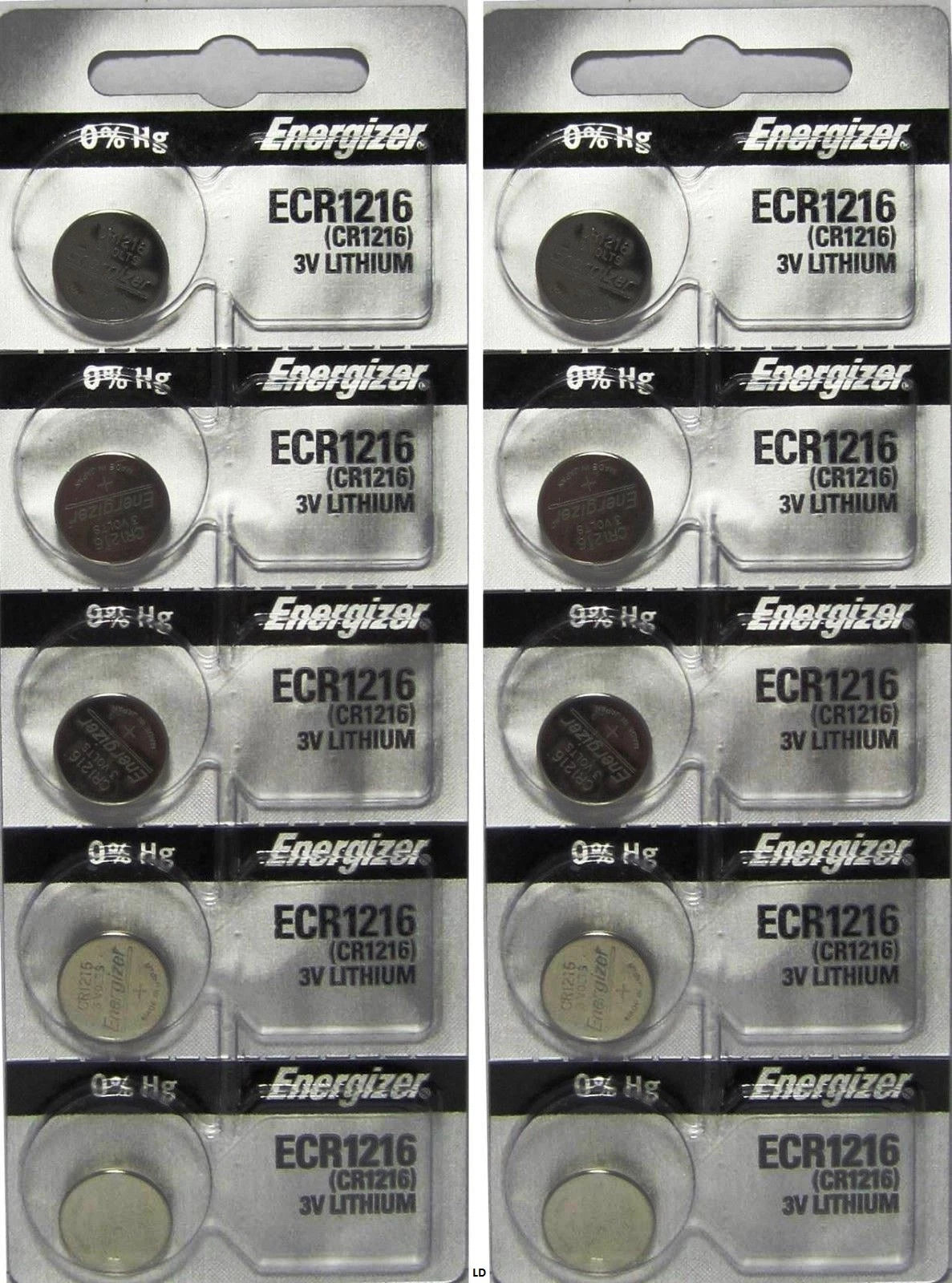 Energizer ECR1216 CR 1216 Lithium 3V Battery Brand New Authorized Seller