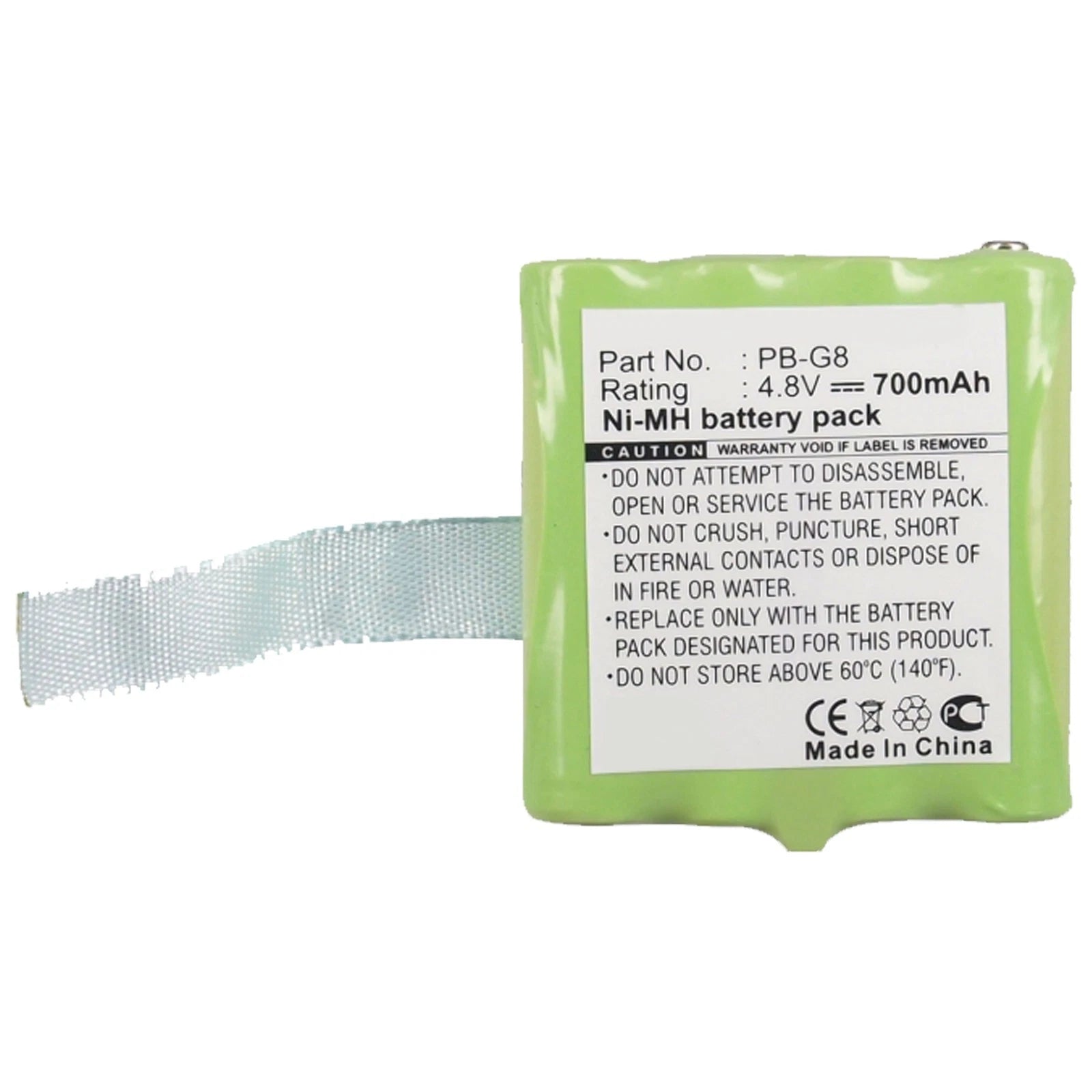 Two-Way Radio Battery Compatible With Midland G6 G8 M24 M48 M99 M99 Plus PB-G8
