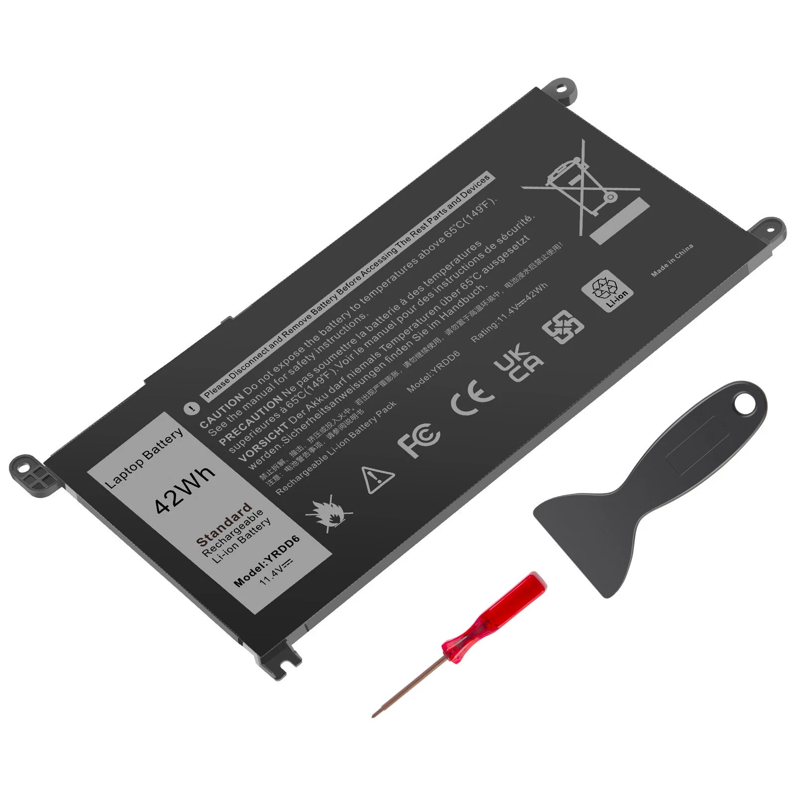 LOT Battery YRDD6 For Dell INSPIRON 3583 3593 3793 5493 5585 5593 5480 1VX1H