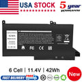 New Laptop Battery for Dell Latitude 12 7000 7280 7480 Series Replacement DJ1J0