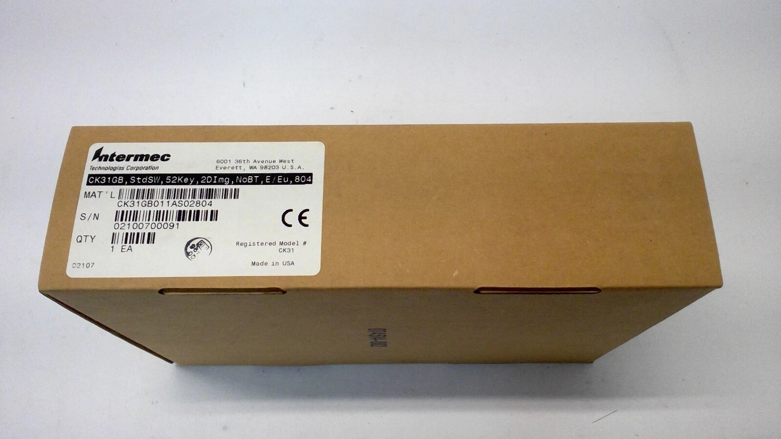 Intermec CK31 CK31GB Handheld Mobile Barcode Scanner Computer w/ Two Batteries