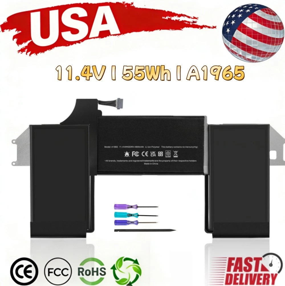A1965 Battery for Apple MacBook Air 13" Retina Early 2020 2018 2019 A2179 A1932