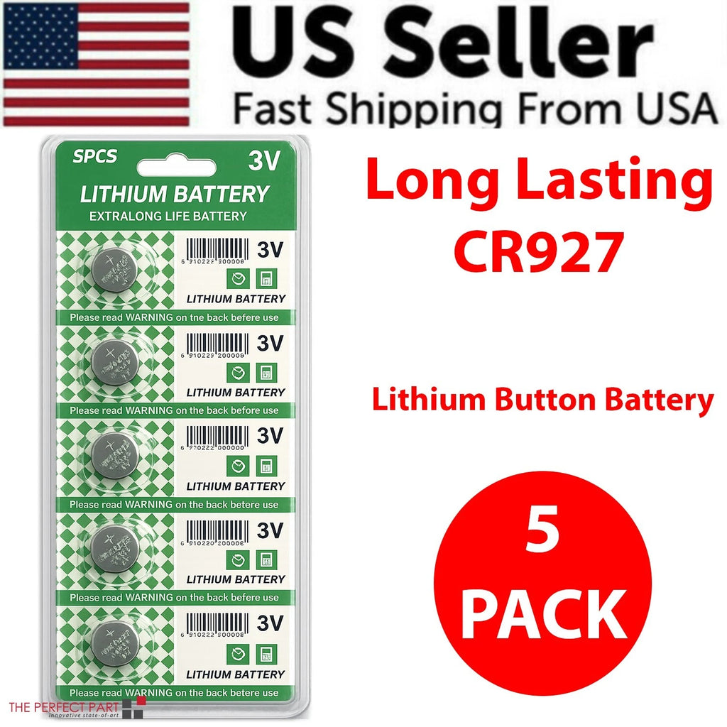 5 PCS CR927 DL927 BR927 LM927 KCR927 927 Lithium Battery 3V Button Cell Watch US