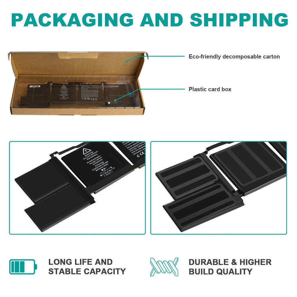 A1990 A1953 Battery for Apple MacBook Pro 15 Inch A1990 Mid 2018 2019 Battery