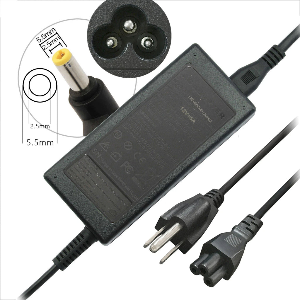AC Adapter Charger For Insignia NS-32D311NA15 NS-32DD310NA15 32" HDTV Power Cord