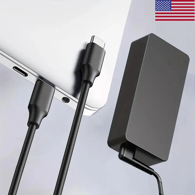 45W USB-C Chromebook Charger X360 Adapter for HP Dell Lenovo Acer Asus Samsung