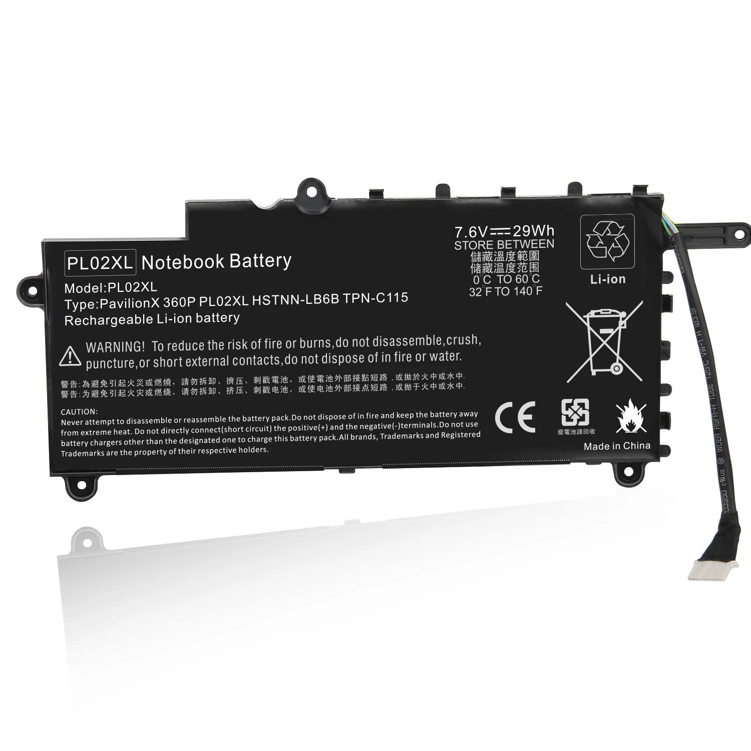 Battery For HP Pavilion 11-n026br 11-n010dx 11-n010la x360 Series 751681-421