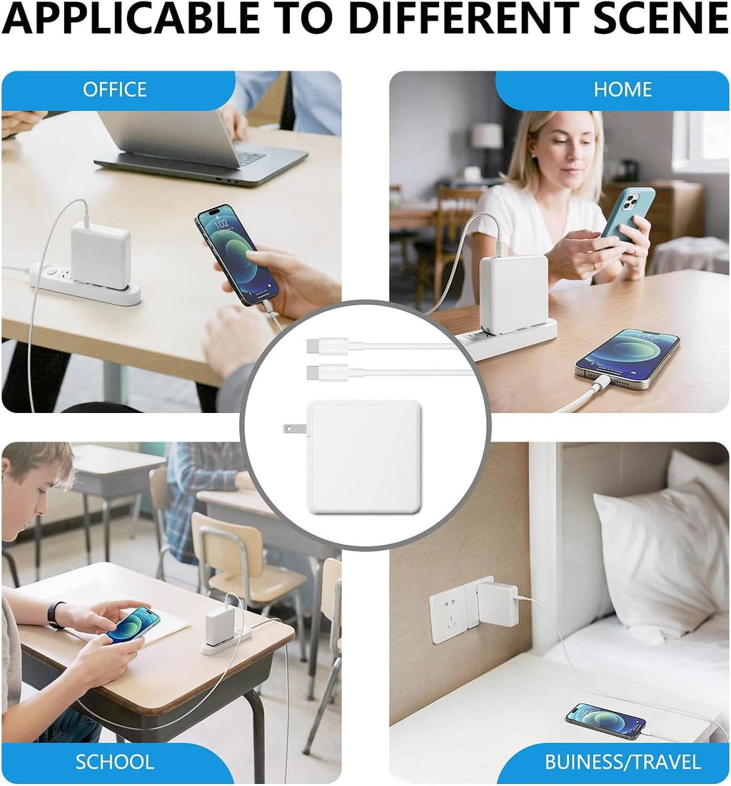 96W 65W USB-C Power Adapter Charger Type-C Cord For Apple Macbook Air Pro Laptop