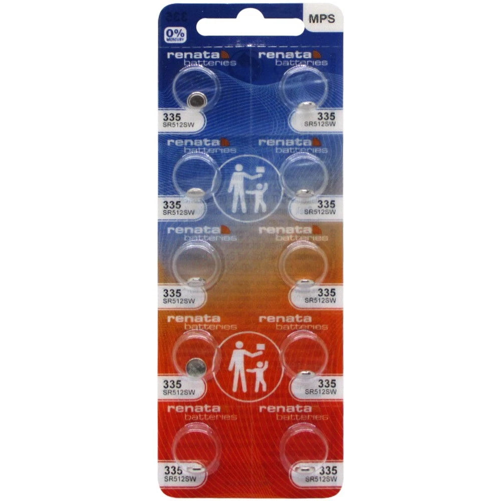 335 Renata Watch Battery SR512SW 20 Batteries