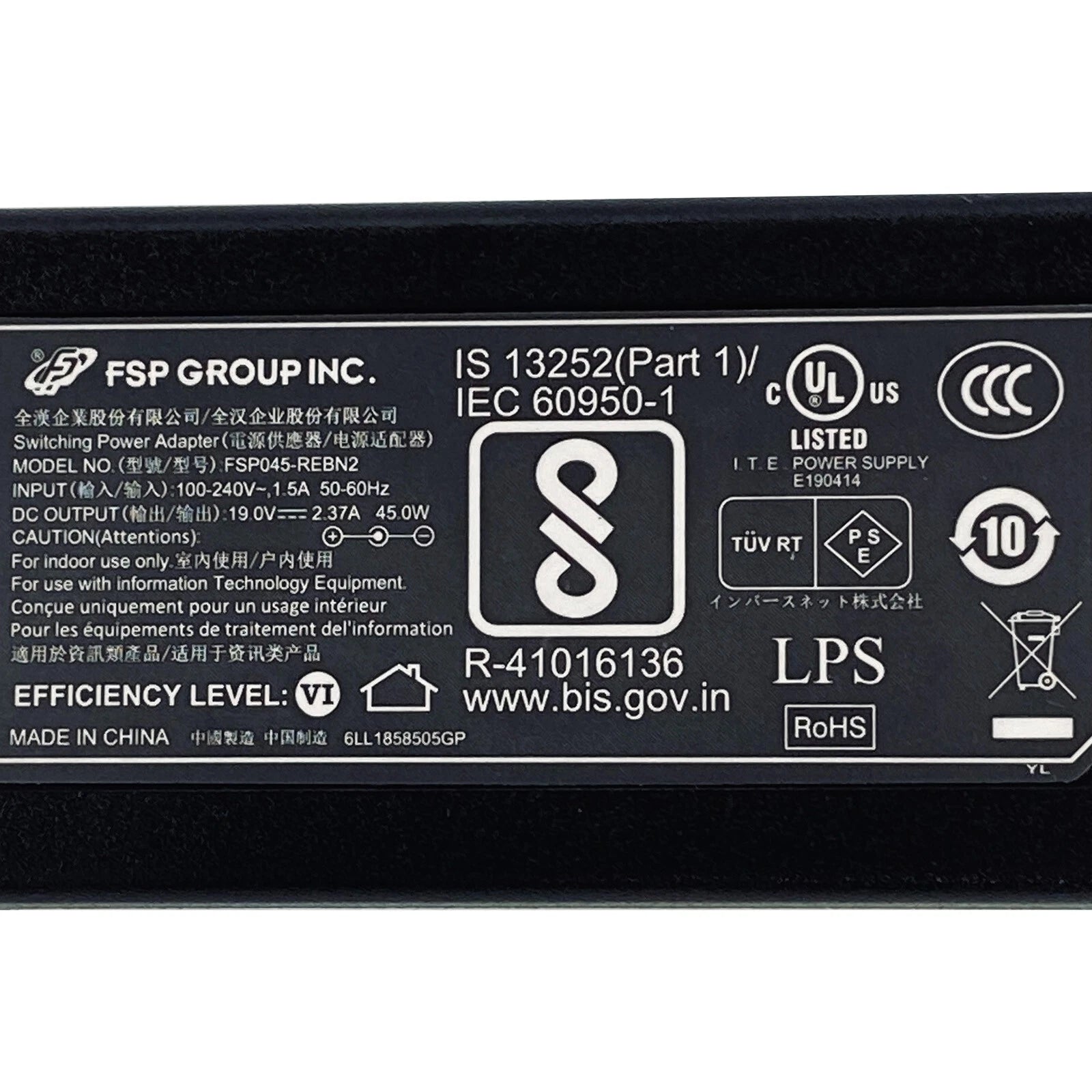 NEW Original FSP 45W AC Adapter Power FSP045-REBN2 Charger 19V 2.37A