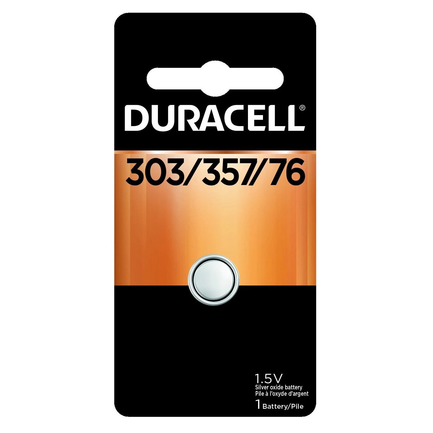 12 x 303/357 Duracell Silver Oxide Batteries (AG13, SR44, SR44W, EPX76, 76B)