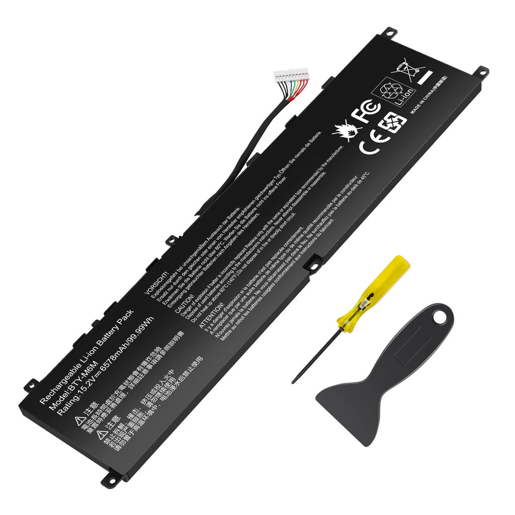 ?For MSI BTY-M6M Battery For G266 GE66 GE76 Raider 10SFS 10UH-226TR 11UH Series