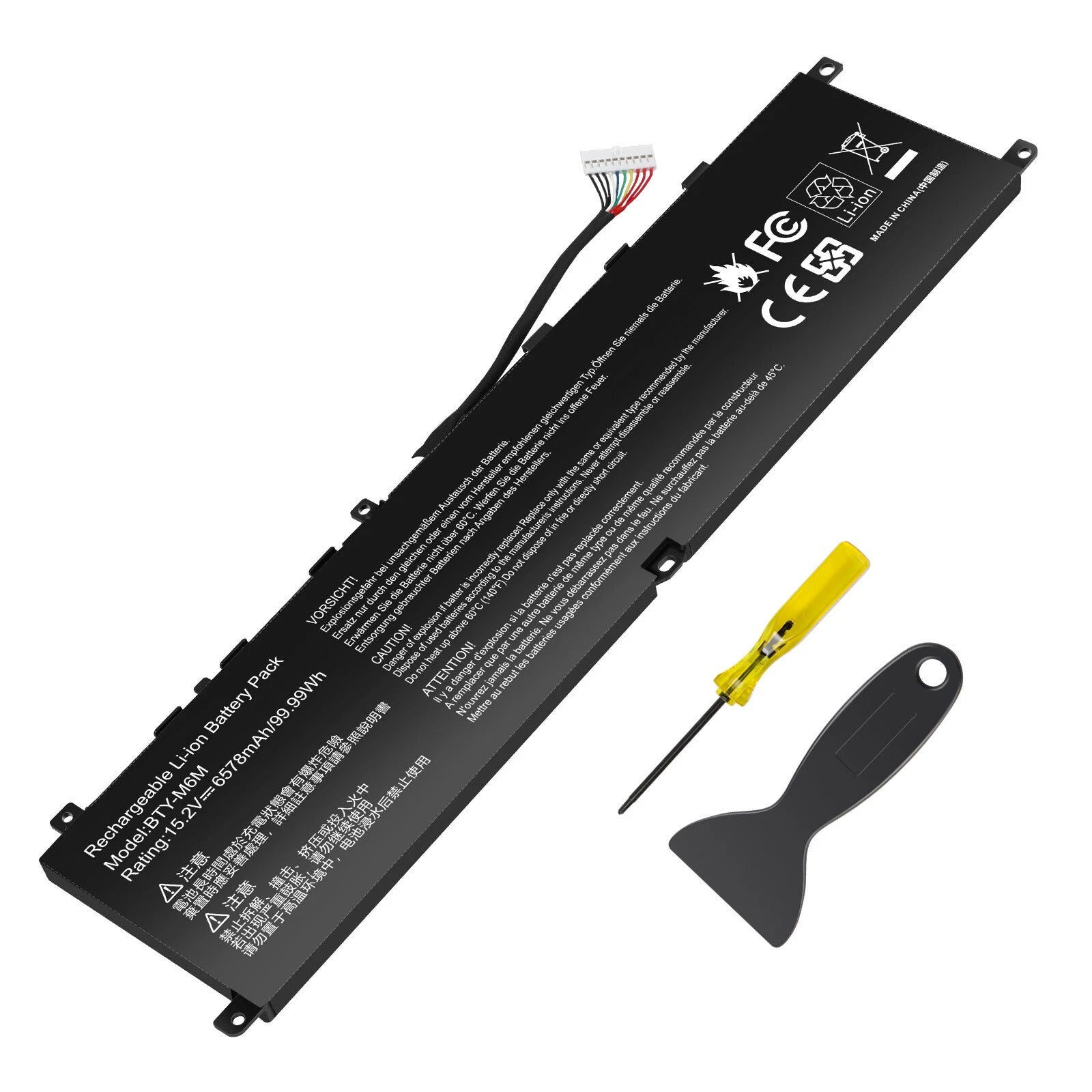 ?For MSI BTY-M6M Battery For G266 GE66 GE76 Raider 10SFS 10UH-226TR 11UH Series