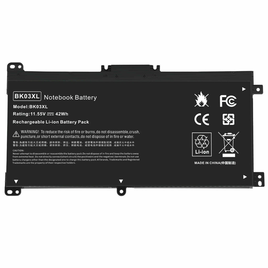 42Wh Battery BK03XL for HP Pavilion x360 14-BA000 14m-ba 916811-855 916366-541