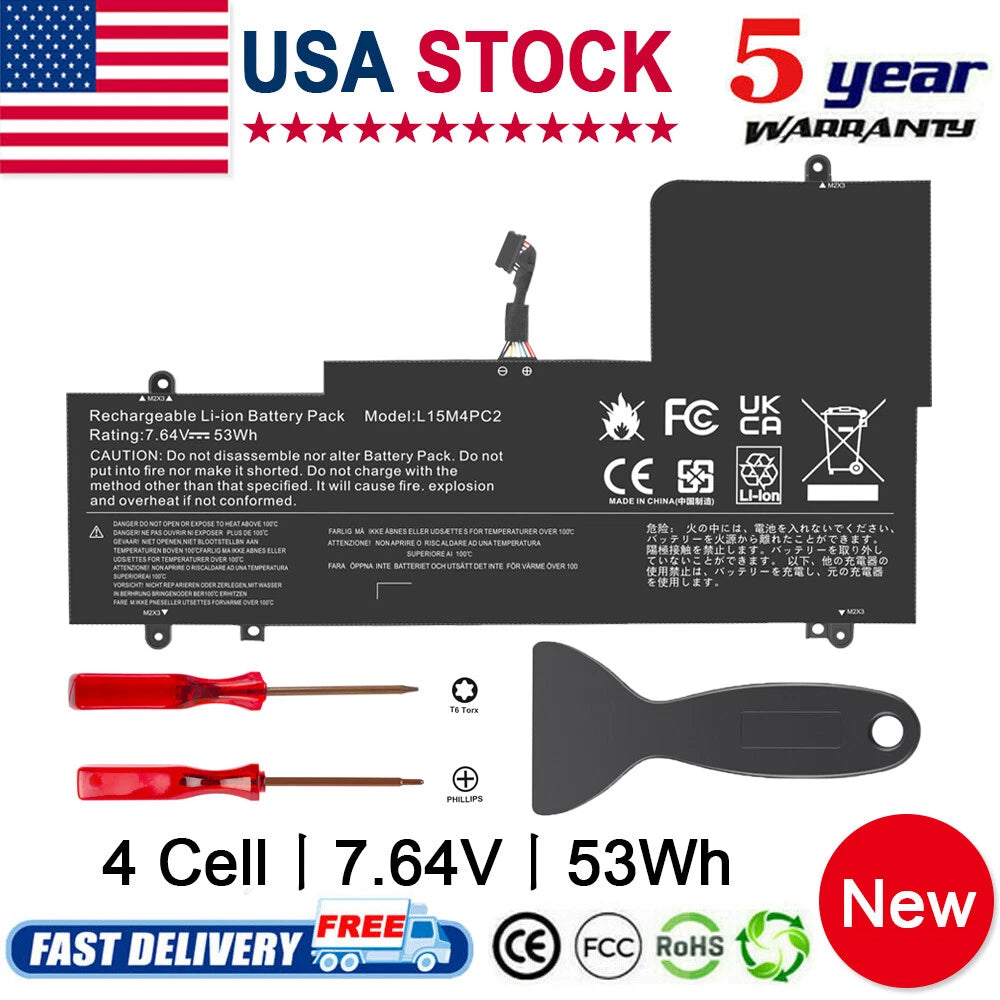 L15M4PC2 L15L4PC2 Battery For Lenovo Yoga 710-15ISK 710-14IKB 710-15IKB + TOOL