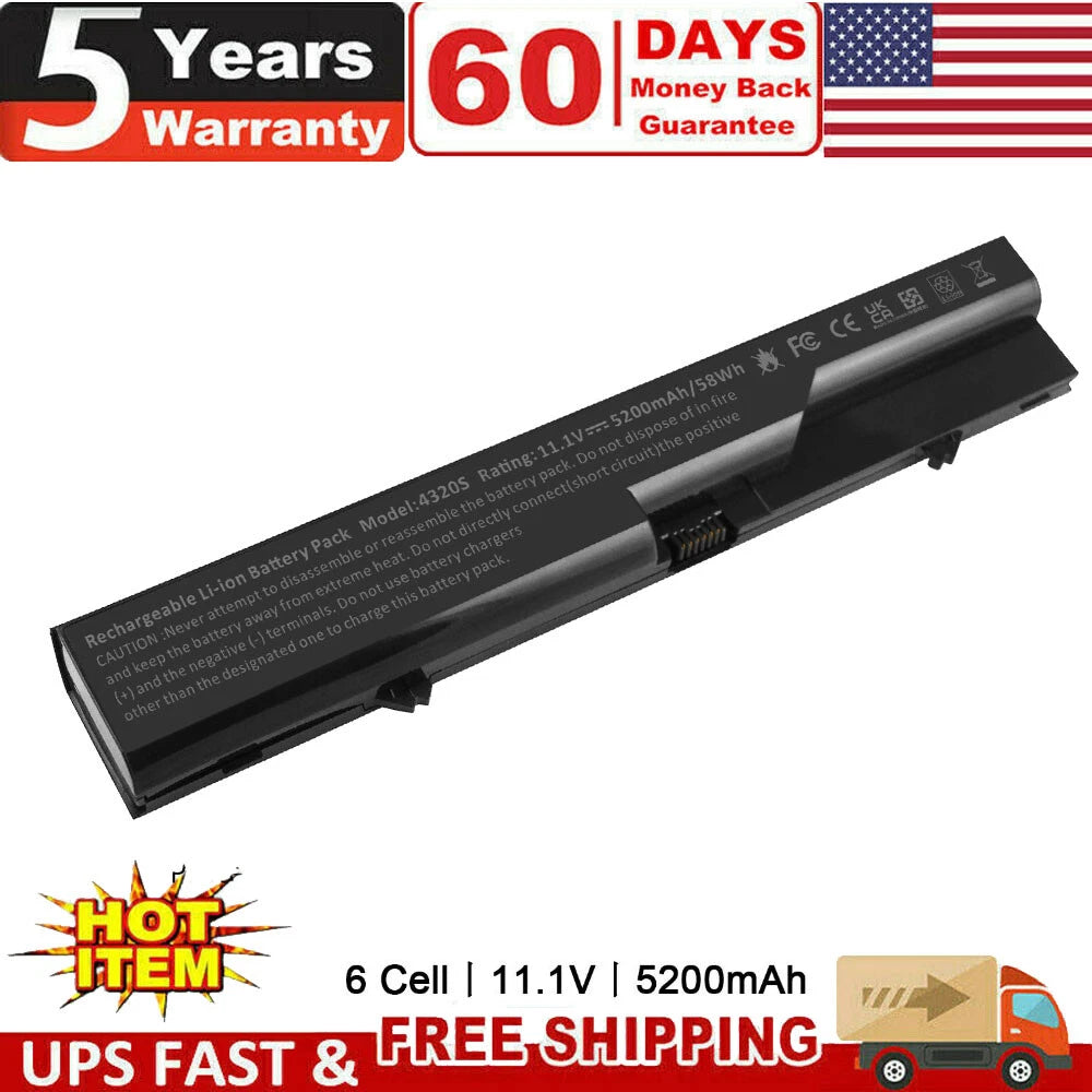 Laptop Battery for HP 420 421 620 625 ProBook 4320s 4520s 4525s PH06 593572-001