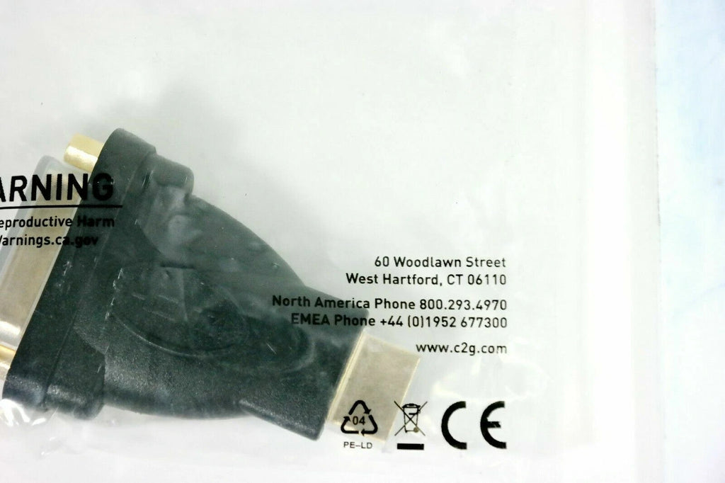 Lot of 25 New C2G DVI-D Link Female to HDMI Male Converter Adapter for LCD HDTV