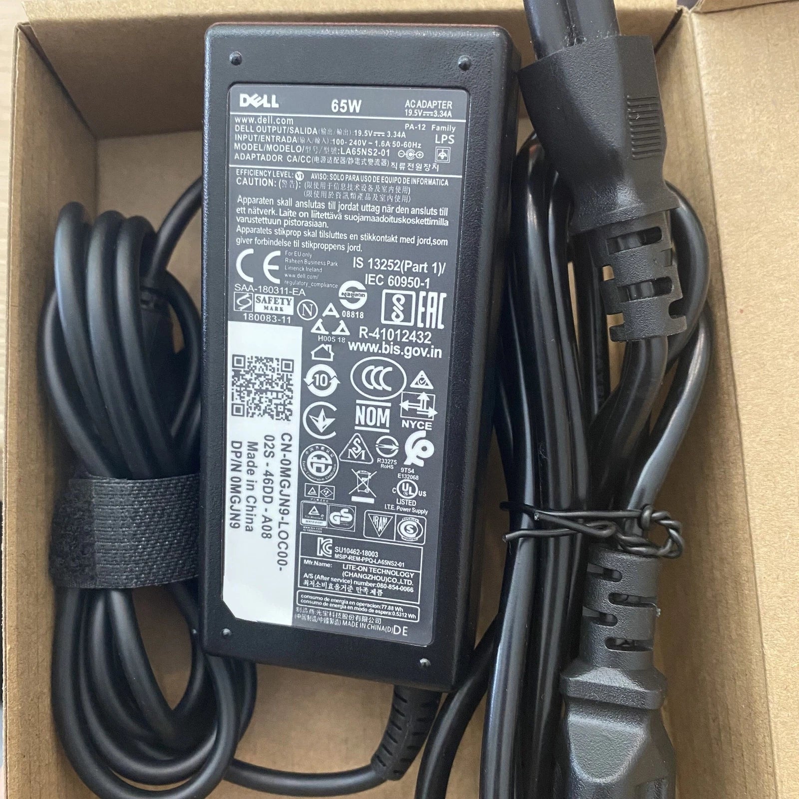 Genuine 65W Adapter Charger for Dell Inspiron 15-5567 5565 P66F 19.5V 3.34A NEW