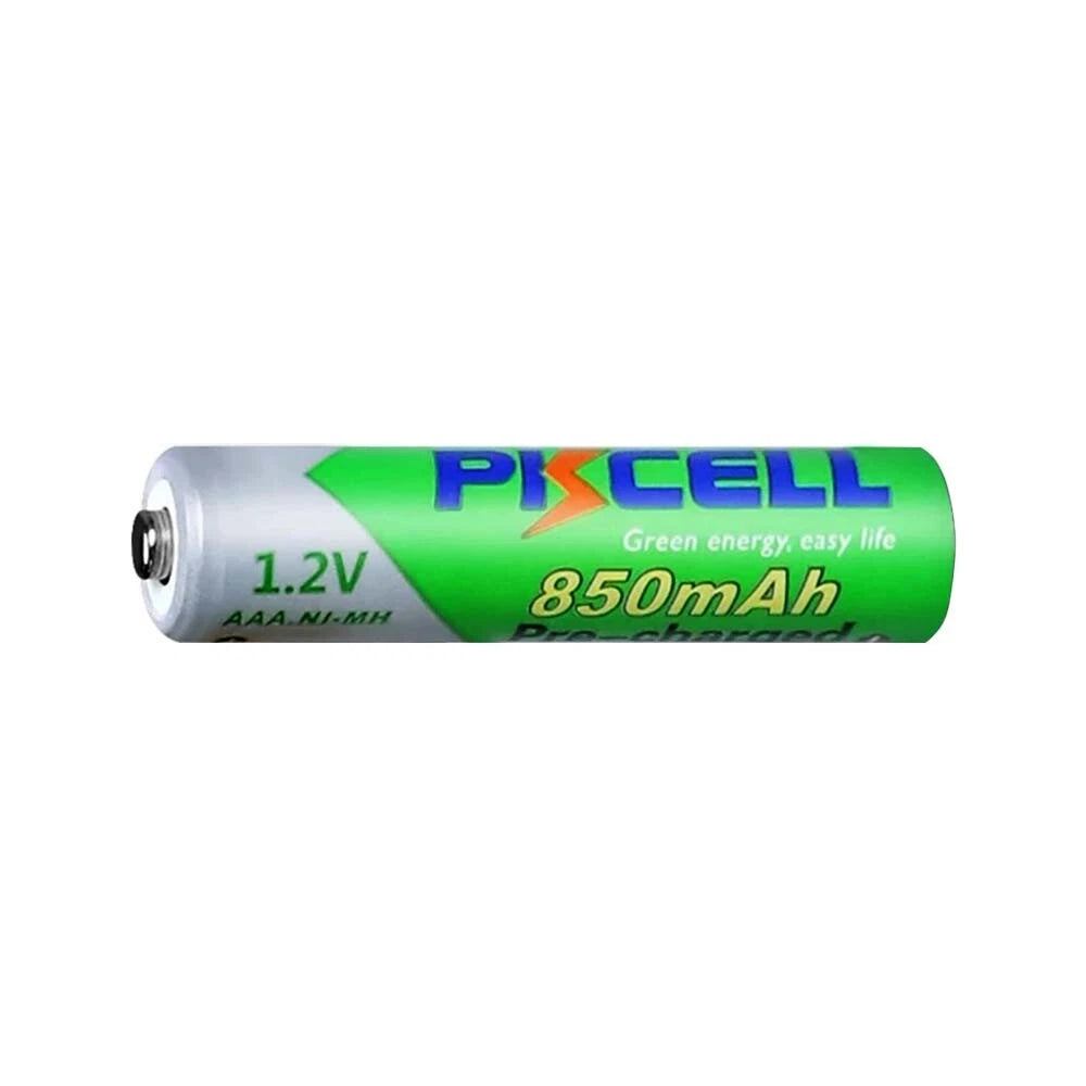 PKCELL AAA NIMH 850mAh 1.2V Rechargeable Batteries, 4 PCS