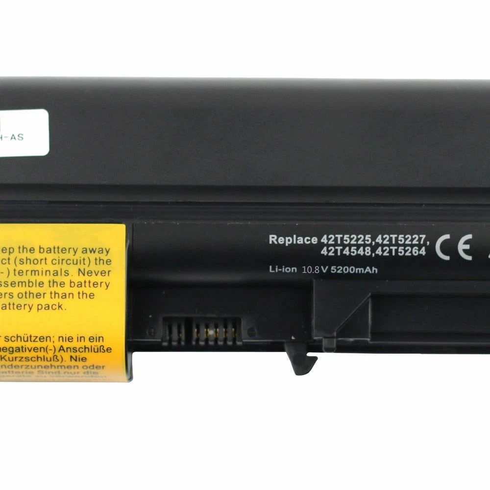 T400 Battery for Lenovo ThinkPad T61 T61P R61 R400 7737 7742 FRU 42T4645 42T4677