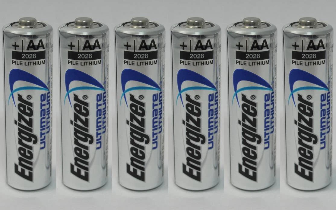 6 Energizer L91BP4 Ultimate Lithium AA Batteries