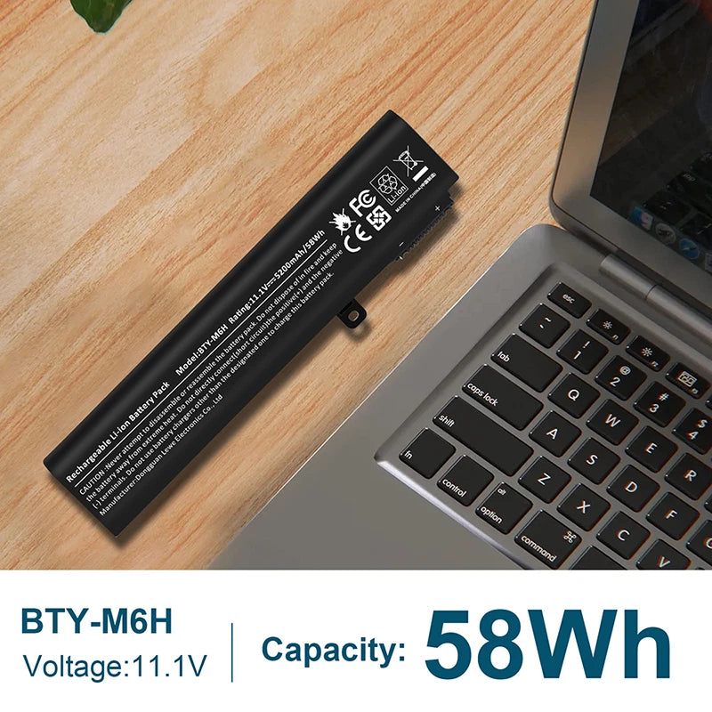 BTY-M6H Battery for MSI GE62 GE63 GE72 GP62 GP72 GL62 GL72 GP63 GE75