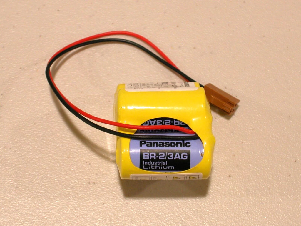 Fanuc Battery A98L-0031-0025 A06B-6114-K504 BR-2/3AGCT4A Lithium 6V MFD. 07/2024