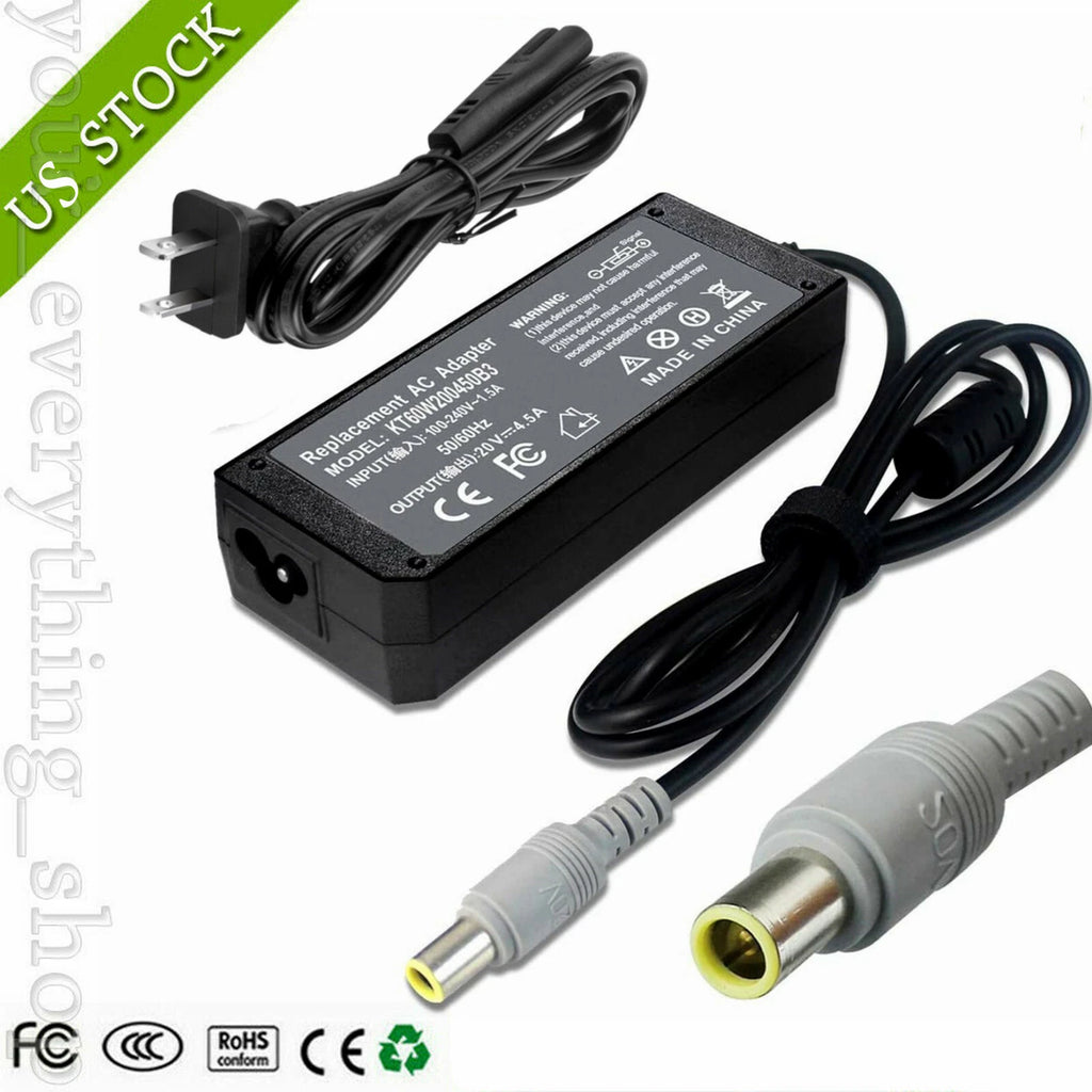 AC Adapter 20V 90W For Lenovo Thinkpad X200 X201 X220 X230 X61 L420 L430 Charger