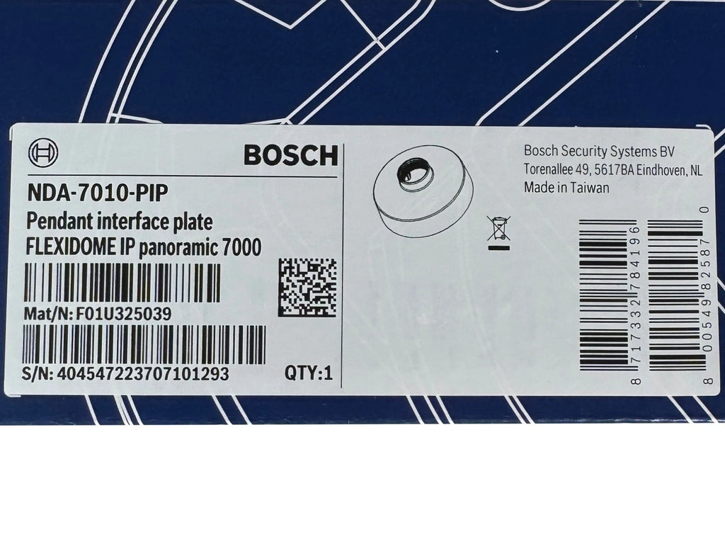 NEW Bosch NDA-7010-PIP Pendant Interface plate For FLEXIDOME IP Panoramic 7000