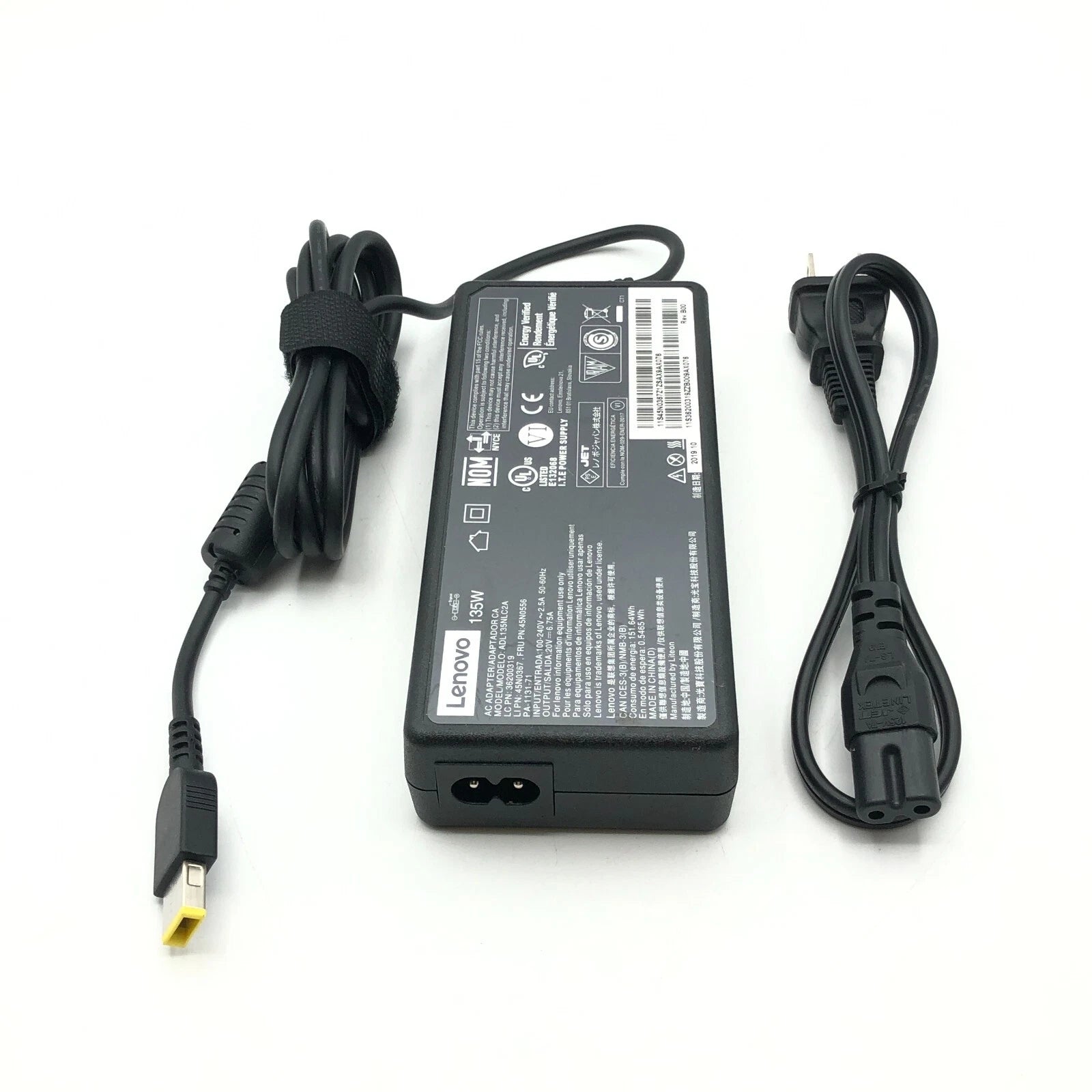 Open Box GENUINE Lenovo AC Adapter 135W for ThinkCentre M90q Gen 2 Gen 3 Charger