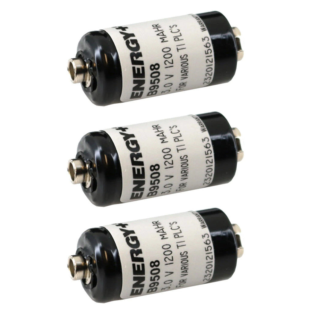3x PLC 3V 1200mAh Battery Compatible With Energy+ Texas Instruments 505 510 525