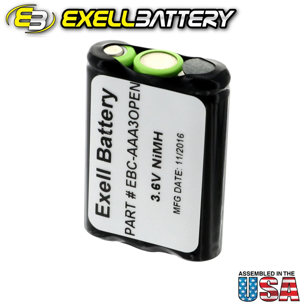 Exell 3.6V 800mAh Rechargeable Battery Pack Electric Shavers Trimmers Massagers