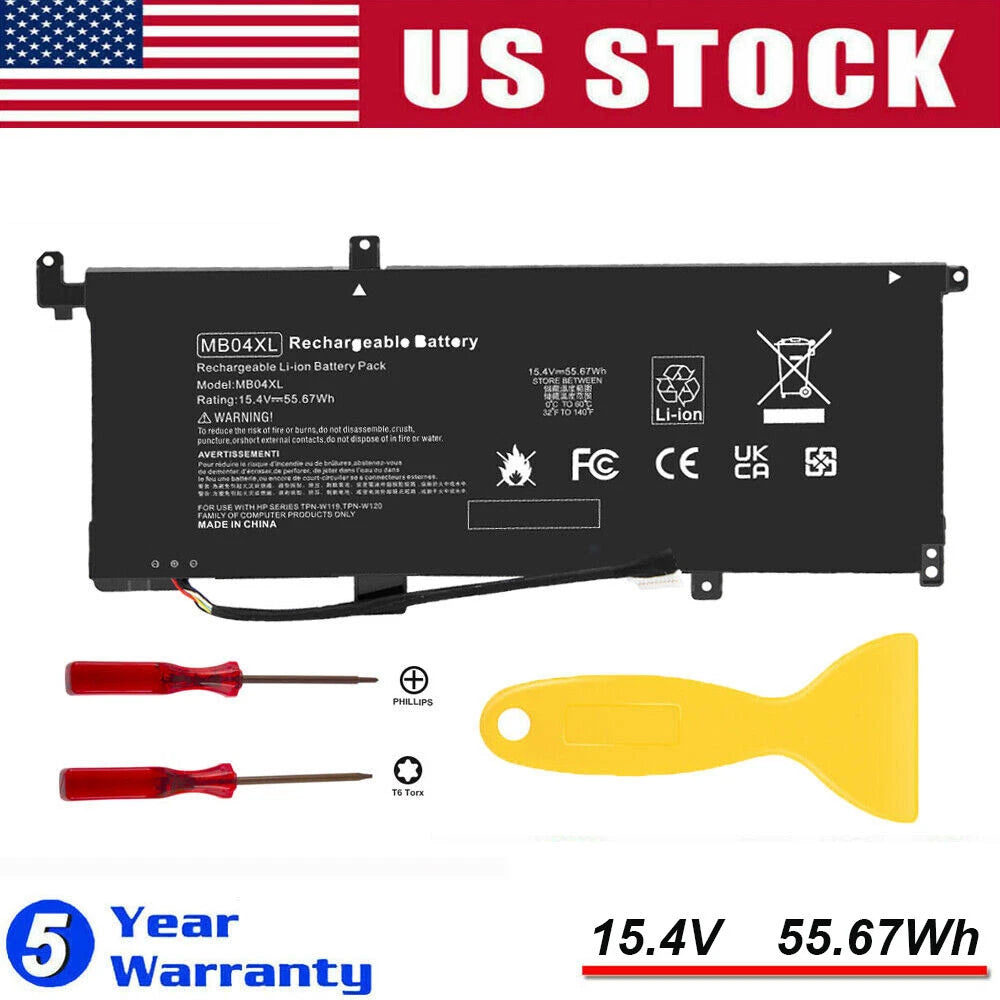 MB04XL MBO4XL Battery For HP ENVY X360 M6-AQ103DX 15-AQ 15-AR 844204-850 55.67Wh
