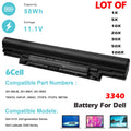 ??LOT Battery For Dell Latitude 3340 3350 YFDF9 5MTD8 JR6XC 11.1V 5200mAh 6Cell