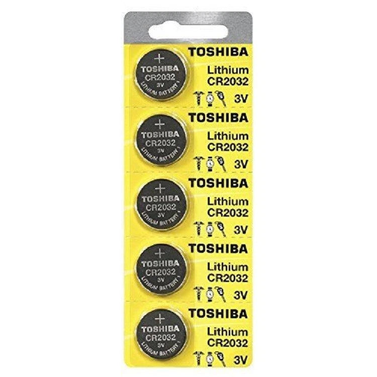 10 x New Original Toshiba CR2032 CR 2032 3V LITHIUM BATTERY BR2032 DL2032-EX2028