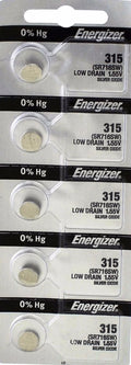 ENERGIZER 315 SR716SW (5 piece) WATCH BATTERIES NEW SEALED Authorize Seller