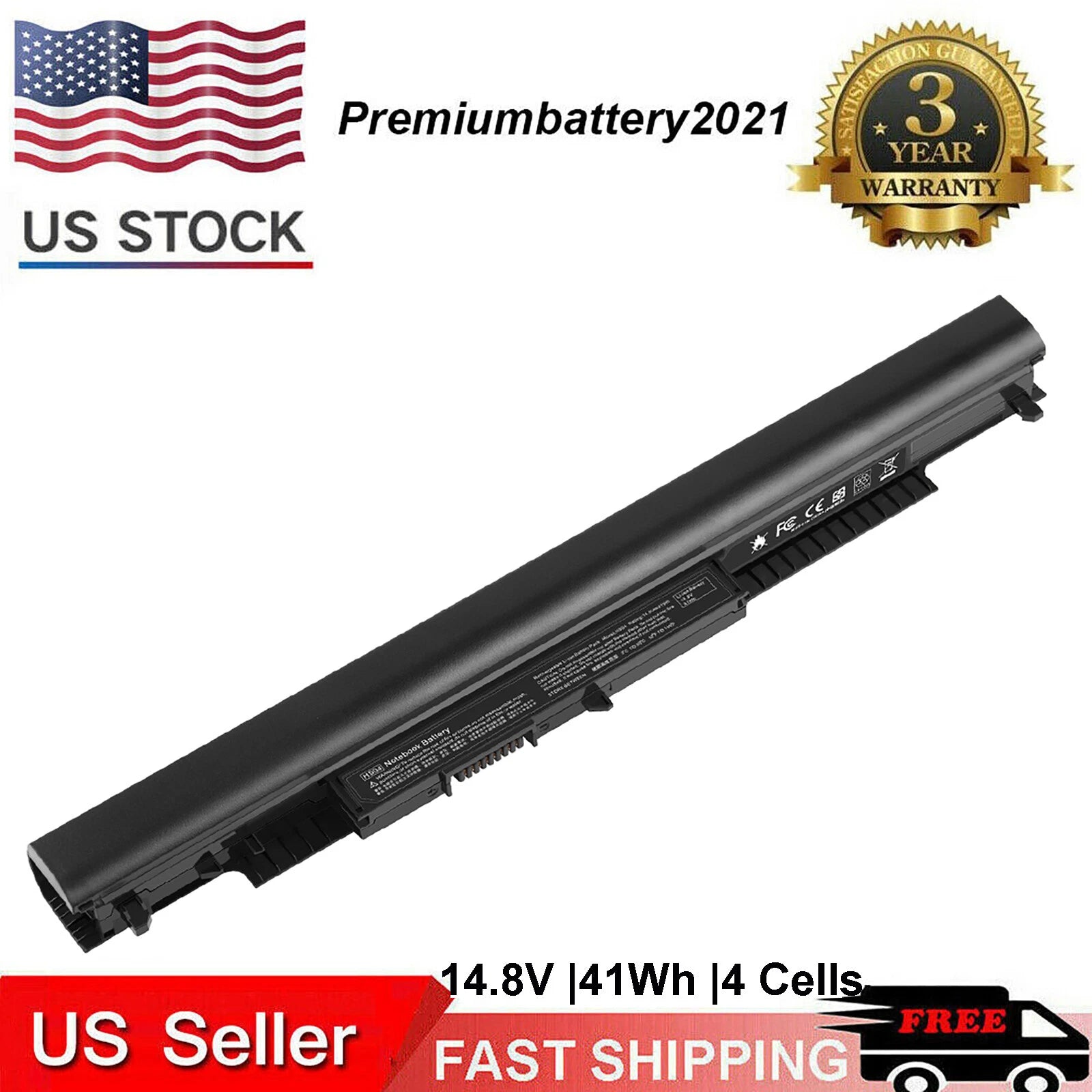 Replace New For HP HS04 HS03 807956-001 807957-001 807612-421 807611-421 Battery