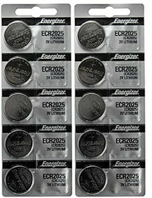 25 Pcs Energizer CR2025 ECR2025 3V FRESH Coin Button Batteries Fast Shipping