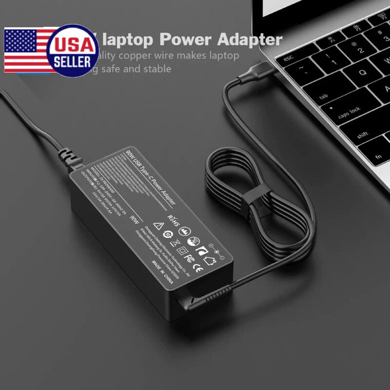 Universal FOR LENOVO ThinkPad T490 65W&45W AC Power Adapter Charger USB-C Type C