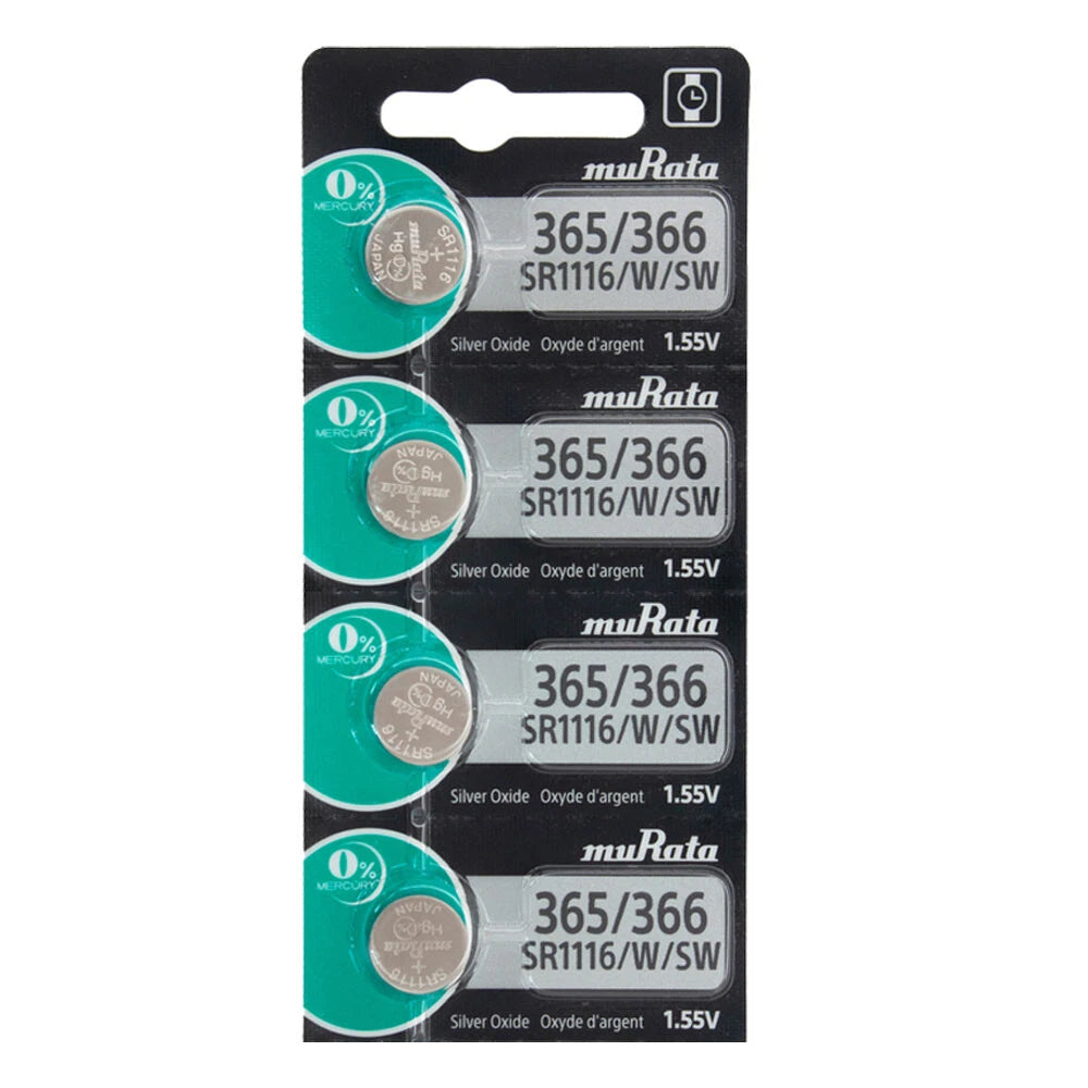 365 Watch and Calculator Batteries Murata Replaces Sony x 4