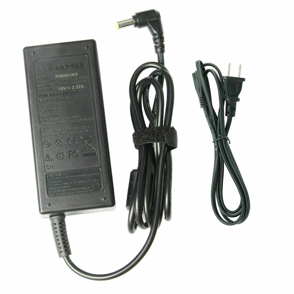 Laptop Charger For TOSHIBA PA5177U-1 19V 2.37A 45W Power Supply Cord DC Adapter