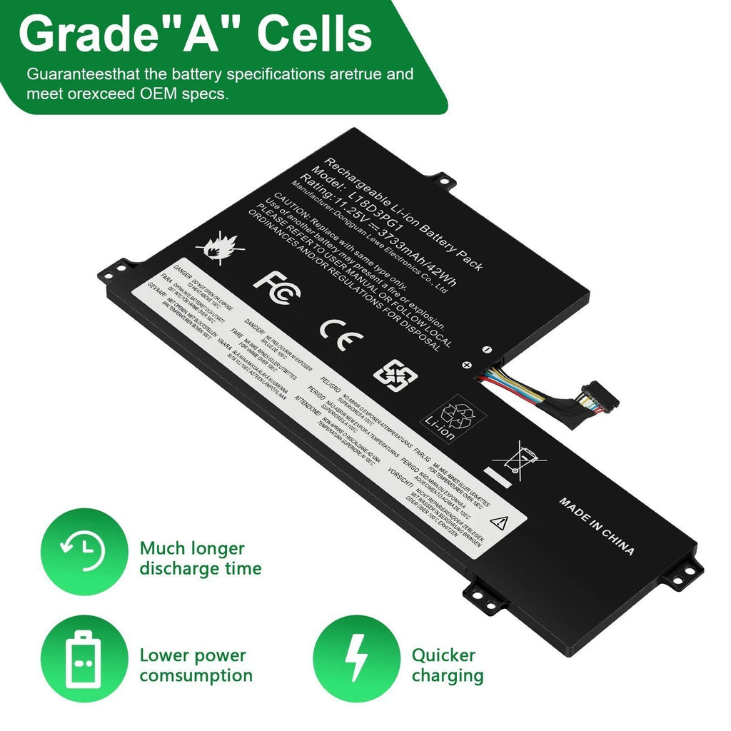 ?L17M3PB0 L17L3PB0 L18D3PG1 Battery For Lenovo 100E 300E 2nd Gen 500E Chromebook