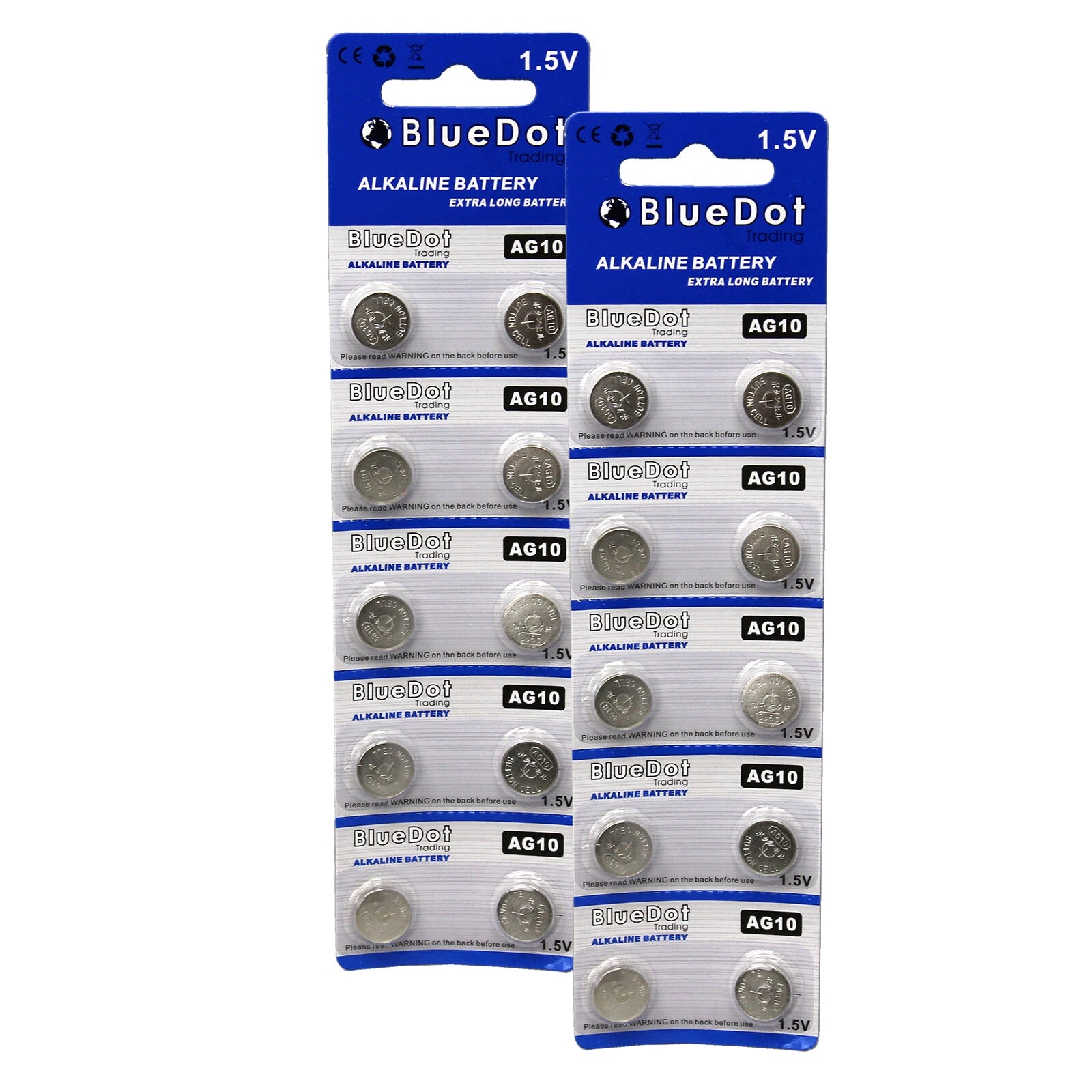 QTY 20 ~ AG10 389 LR54 SR54 SR1130W 189 L1130 SB-BU Watch Battery Alkaline USA