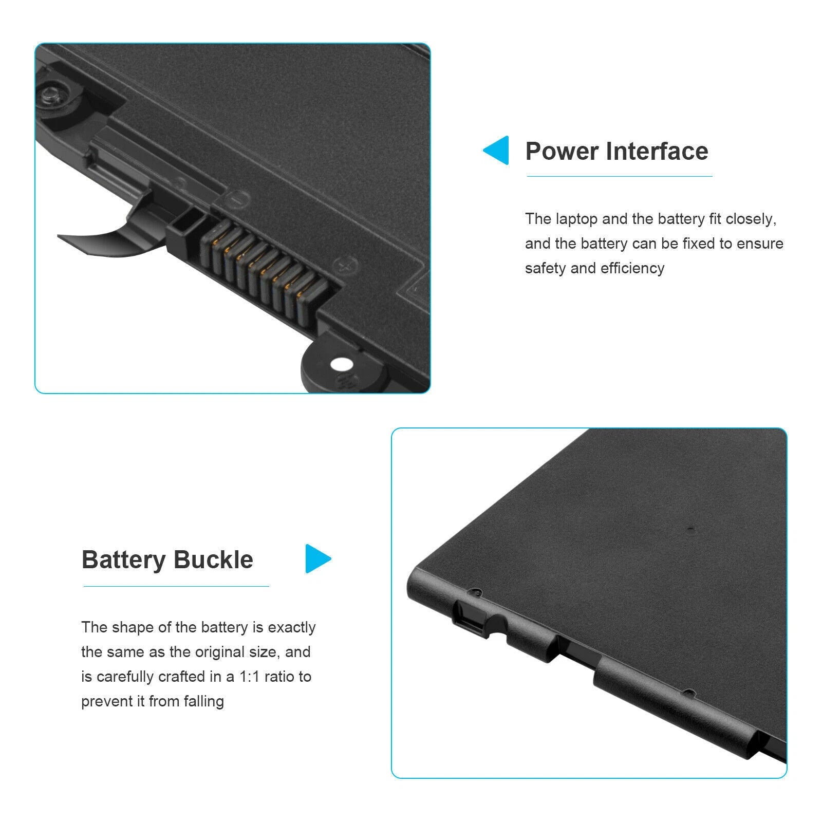 LOT BATTERY SN03XL FOR HP EliteBook 820 G3 G4 725 G3 G4 800514-001 HSTNN-DB6V