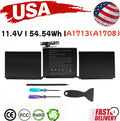 A1713 Battery For Apple MacBook Pro 13" A1708 Late 2016 / 2017 A1708 (EMC 2978)