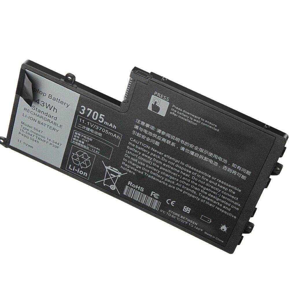 TRHFF Battery For Dell Inspiron 15-5547 Latitude 3450 3550 P39F 1V2F6 N5447 43Wh