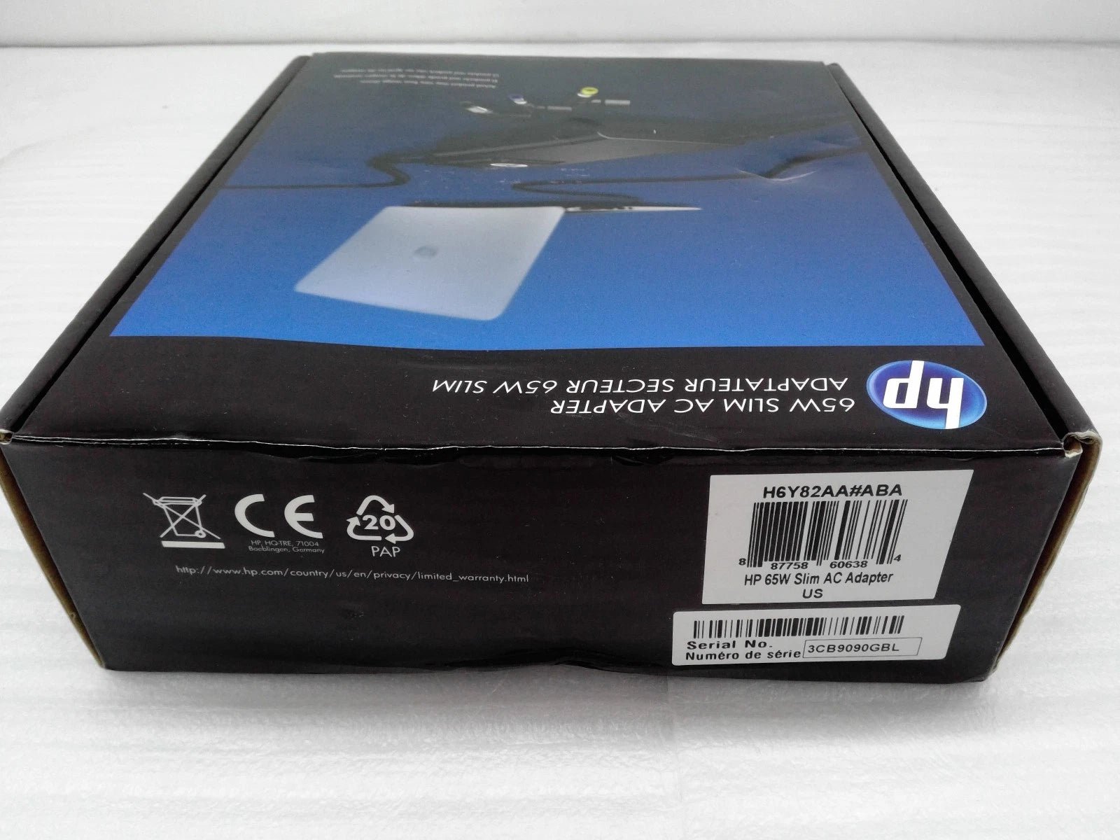 New/Sealed HP 65W SLIM AC POWER ADAPTER for Laptop with Multi tips H6YU82AA#ABA