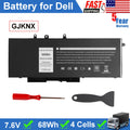 LOT GJKNX Battery for Dell Latitude 5480 5580 5490 5590 Series 451-BBZG 68Wh US
